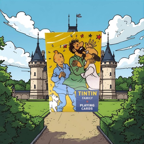 Tim und struppi spielkarten - tim,