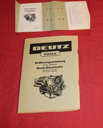 Betriebsanleitung deutz 6 l - , f