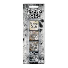 Tim Holtz Distress Mini Oxide Stempelkissen 4 Stück - Set #6