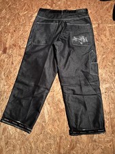 Freeman T. Porter Glanz Baggy *SILBER-STAHLBLAU* W34 TOP