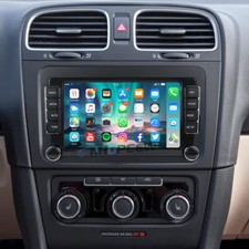 7" Android 15 Autoradio GPS Navi DAB+ für 2 DIN VW GOLF 5 6 Passat Touran Tiguan