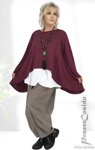 Lagenlook pullover tunika - lagenlook,
