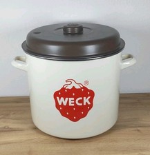 WECK Einkochtopf 30L Emaille Einmachtopf ohne Elektrik SEHR GUT ERHALTEN