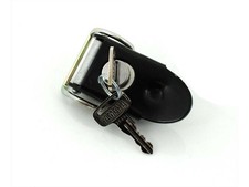 Sitzbankschloss schwarz Metall