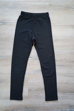 H&M Mädchen Leggings angeraut Herbst/Winter Gr. 164 schwarz