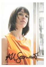 Anneke Kim Sarnau, Originalautogramm, alte Autogrammkarte, u.a. "Polizeiruf 110"