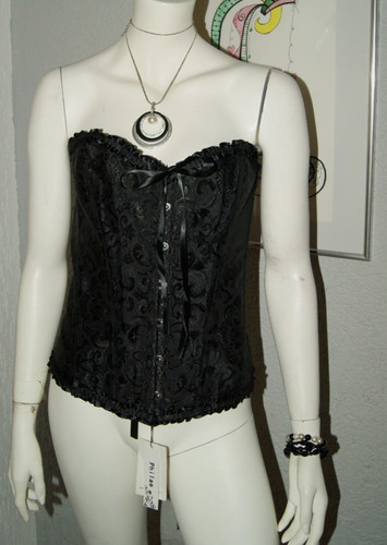 Satin büste mieder - satin,