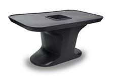 Loungetisch moderne Gartenmöbel aus Kunststoff mit Icebucket - Farbe wählbar