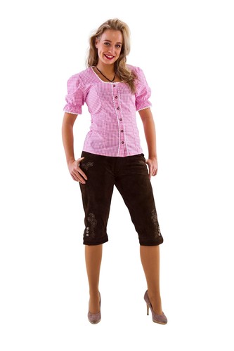 Damen kniebundhose braun - damen-kniebundhose,
