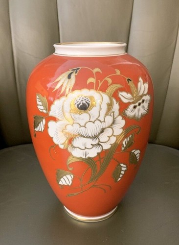 Große vase dunkelrot mit - große,