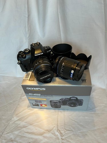 Olympus 450 double zoom - e-450, +