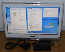 18,5" MSI AIO All in One PC Computer 1,8GHz 2C/4T 4GB 320GB DVDRW Windows XP Pro
