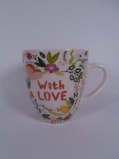 ""Große Tasse XXL Jumbotasse Bürotasse Teetasse Suppentasse With Love Blumen