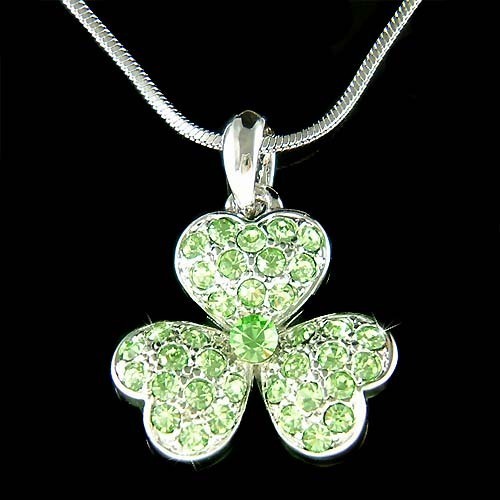 Kleeblatt mit swarovski - kleeblatt,