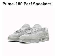 puma 180 beige grau weiß skaterschuhe Gr. 41 einmal getragen