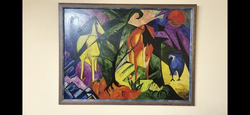 Handgemalte franz marc - handgemalte, franz-marc-kopie