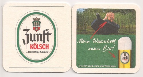 Zunft kölsch bierdeckel - zunft,