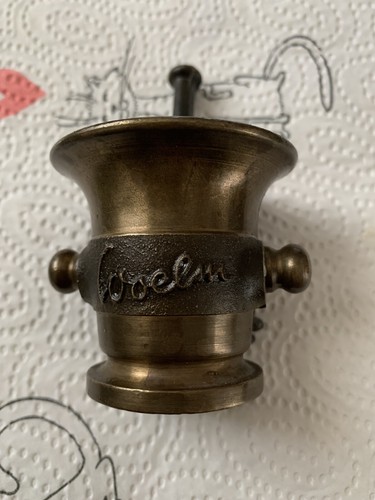 Mörser messing antik apotheke - messing,