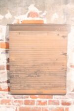 alte Infotafel Holz Aushang Vintage Klemmbrett DDR DISPO Plan Tafel