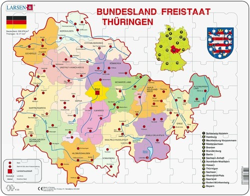 Larsen puzzle bundesland - larsen,