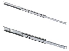 Kugellager gerillte Schubladenläufer, einzelne Verlängerung, 17 mm/27 mm - verschiedene Größen