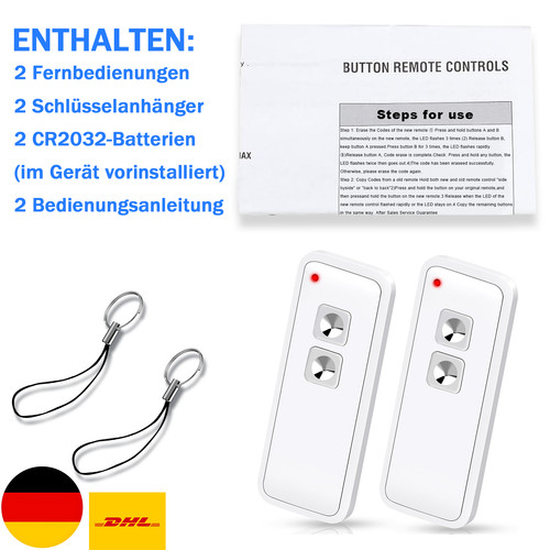Stück garagentor handsender - stück,
