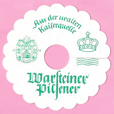 Pilsdeckchen  Tropfdeckchen Warsteiner, grün 1x