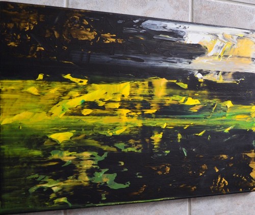 Acrylbild abstakt kunst - acrylbild,