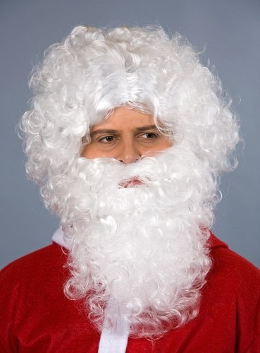 Nikolausbart weiß