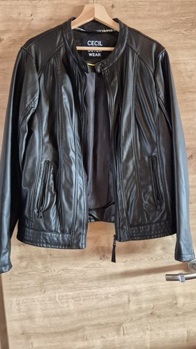 Cecil lederimitatjacke schwarz - lederimitatjacke,