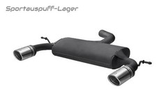 Ulter Duplex Sportauspuff Audi A3 8P SPORTBACK 2004- 90mm rund eingerollt