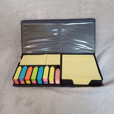 Schwarz Kunstleder Haftnotiz