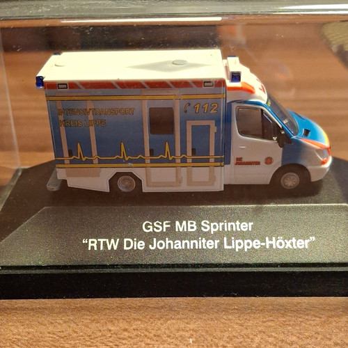 Rietze gsf sprinter rtw - rietze, mb