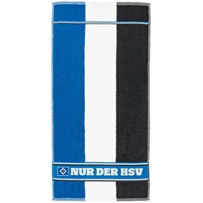 HSV Handtuch Blockstreifen Nur der HSV Duschtuch Badetuch 50x100 HSV Fanartikel