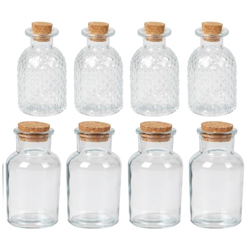 Glas gläser flaschen mit - 4x,