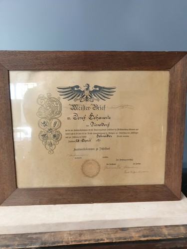 Prachtvoller meisterbrief - prachtvoller, um