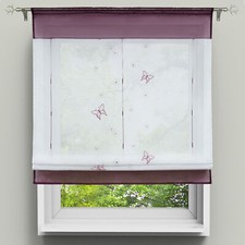 Raffrollo Raffgardine Tunnelzug Modern Gardine Fenstergardine Wohnzimmer Küche