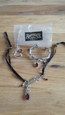 Extravaganter Schmuck 3 teilig Kette Ohrring Armreif ,,Alchemy England,,Gothic 