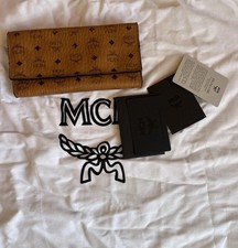 MCM Geldbeutel Aren Cognac