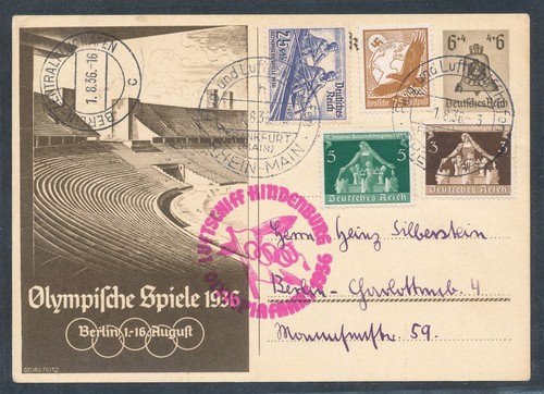 Zeppelin karte olympiafahrt - zeppelin-karte,,