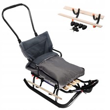 Schlitten mit Rückenlehne