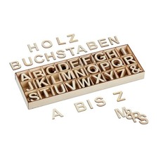 Holzbuchstaben DIY Buchstaben 312 Stück 3 cm Holzbuchstaben Set Bastelbuchstaben