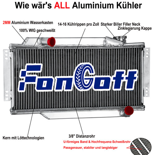 Reihig aluminium kühler - 2,