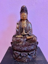 Bronze Buddha Statue Guanyin/Kwan-yin 37cm