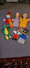6 HANDPUPPEN  aus DDR- Puppentheater