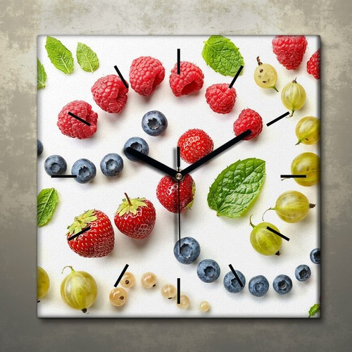 Wanduhr uhr wandbild leinwand - wanduhr,