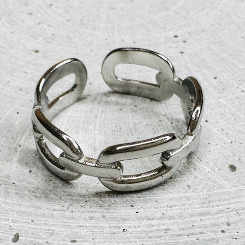 Ring versilbert größe 53 - versilbert, •