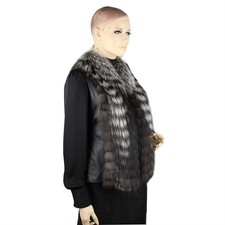 Damen Weste Fuchsjacke