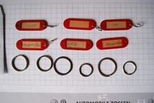 DDR Schlüsselanhänger, Schlüsselring, Beschriftung, Plastik  - Vintage / alt 1