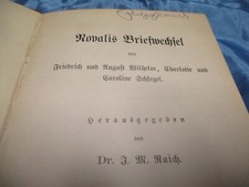 Novalis  Briefwechsel 